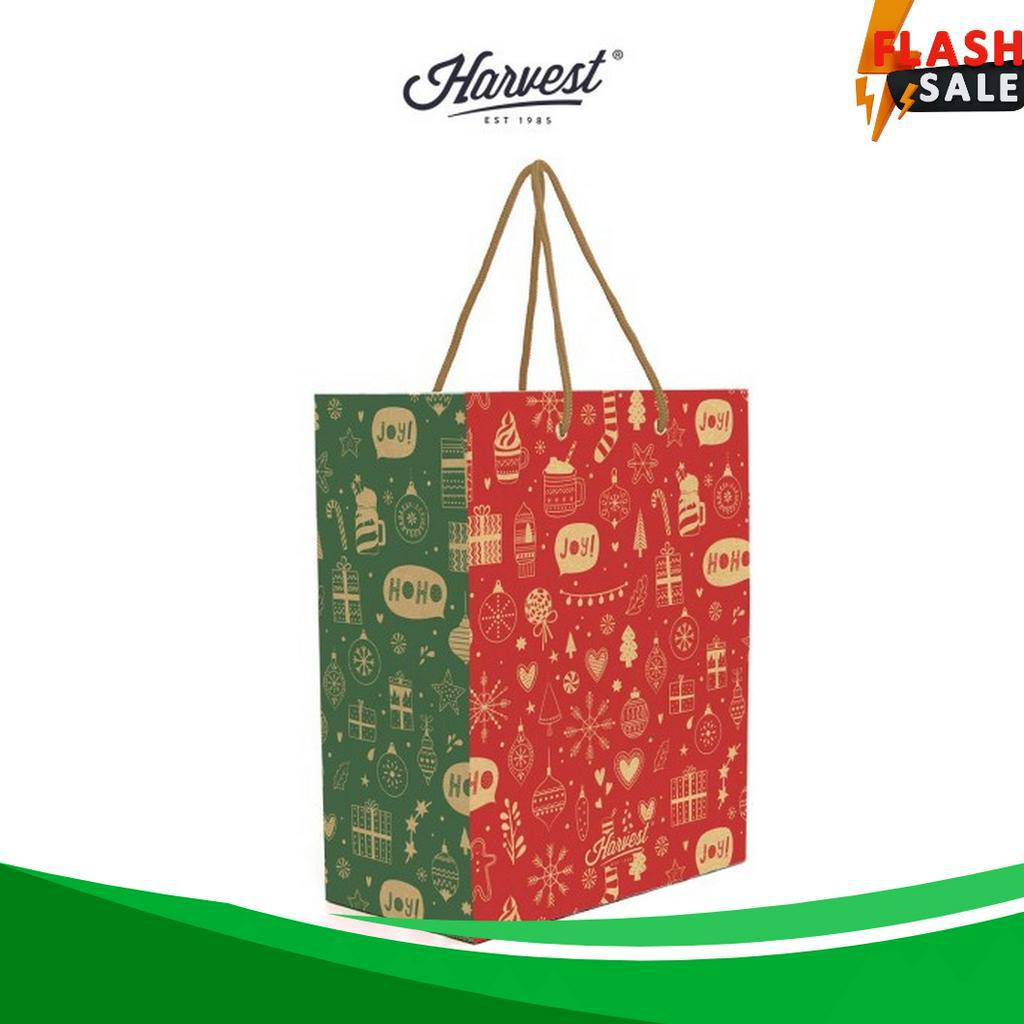 

SPECIAL PROMO Paper Bag Natal Christmas Harvest Merry Xmas M Gifts
