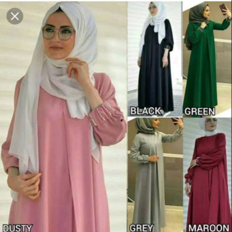 Yuri dress baju gamis fashion muslim wanita