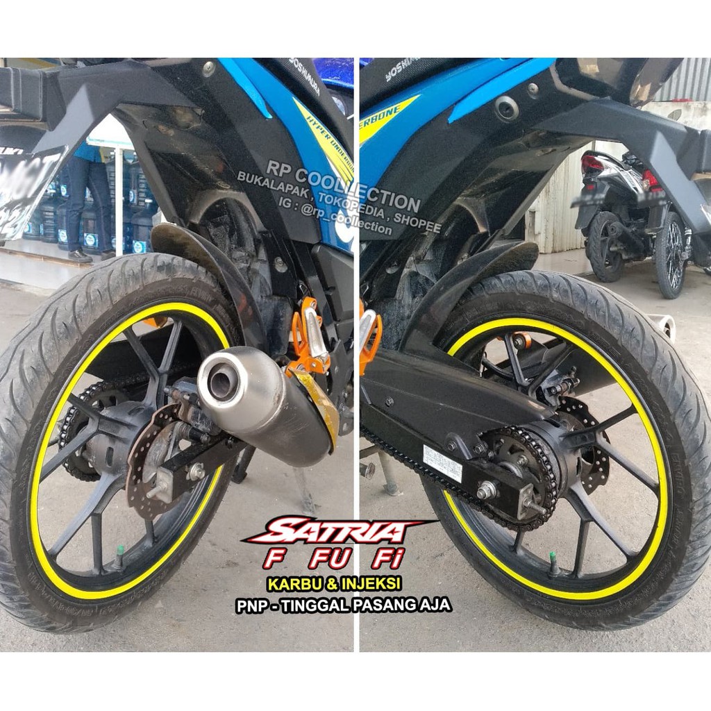 Spakbor Kolong SATRIA F FU FI Hugger PNP Aksesoris Karbu Injeksi New Shopee Indonesia
