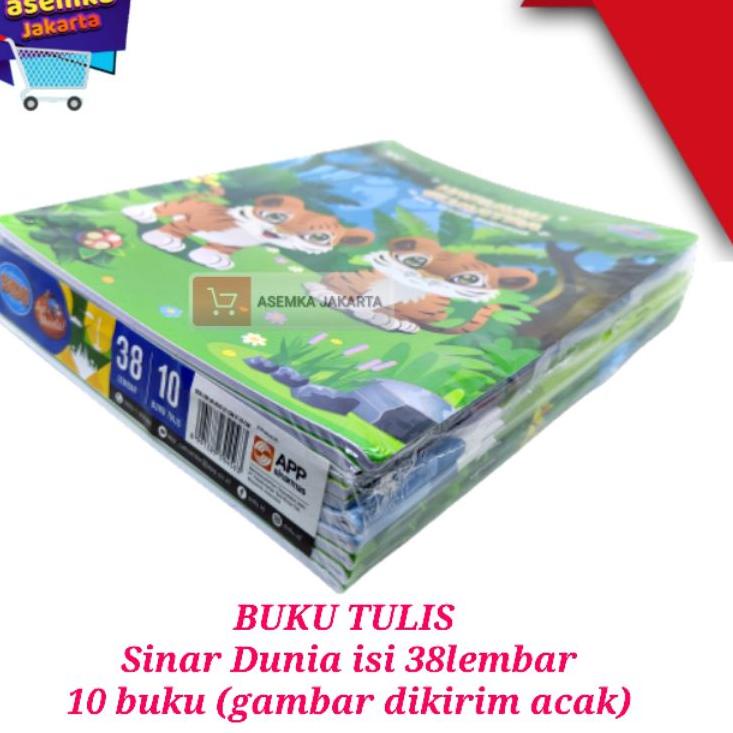 

Hot Selling Buku Tulis Sidu 38 lembar Sinar dunia 10buku