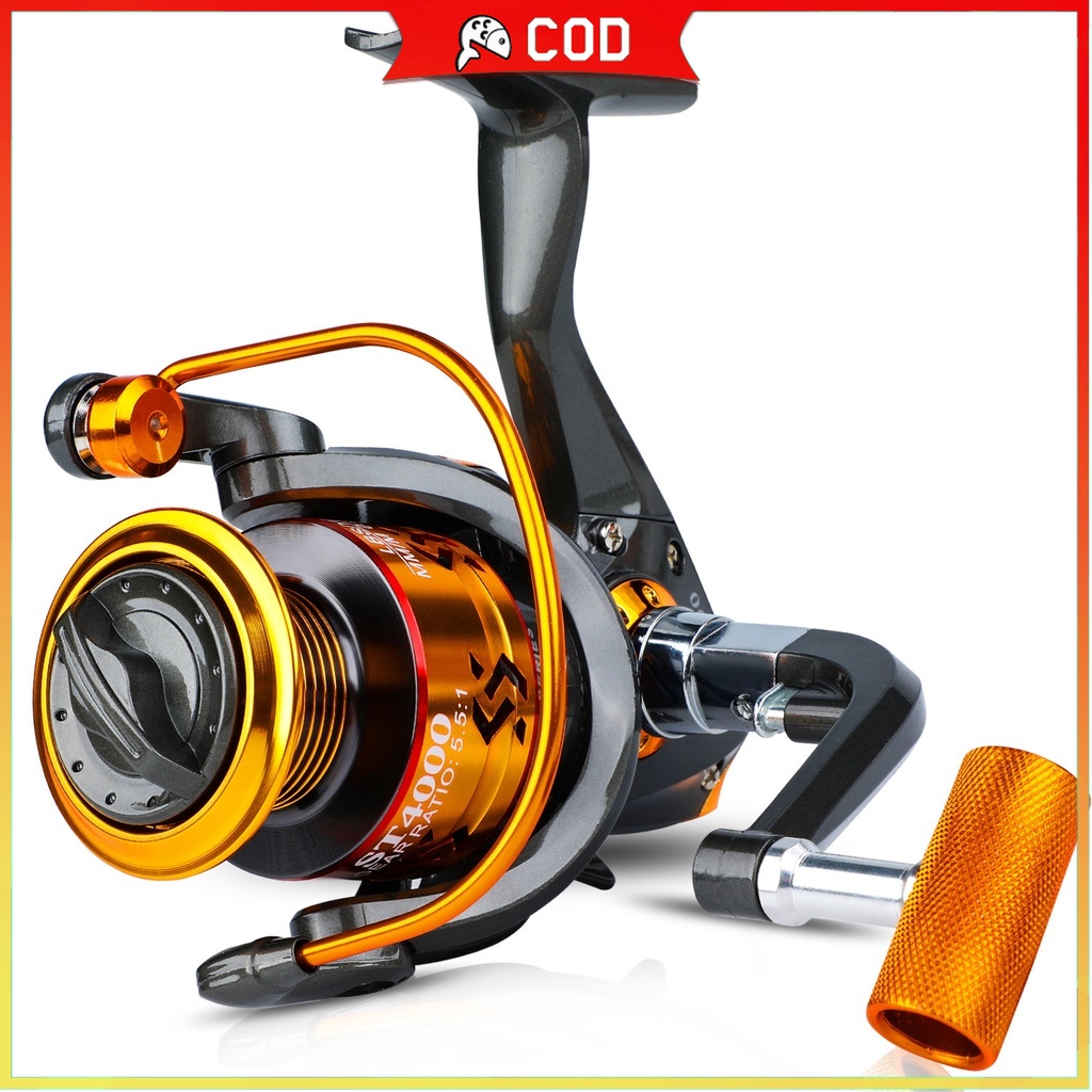 Sougayilang 1000-4000 ukuran reel pancing full metal reel untuk memancing di luar ruangan