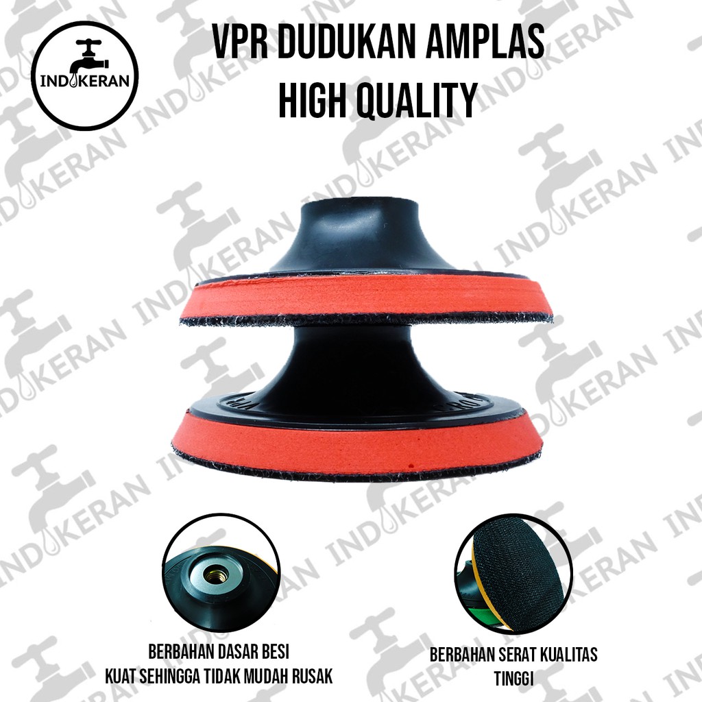 INDOKERAN - Dudukan Amplas - 4 Inch - High Quality