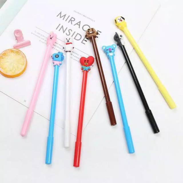 Medan Termurah Pulpen Cute Characters Black ink Gel Pen