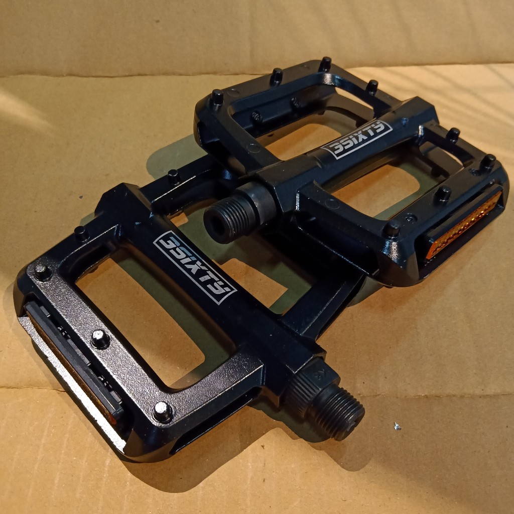 Pedal Sepeda 3Sixty black Alloy bearing lebar