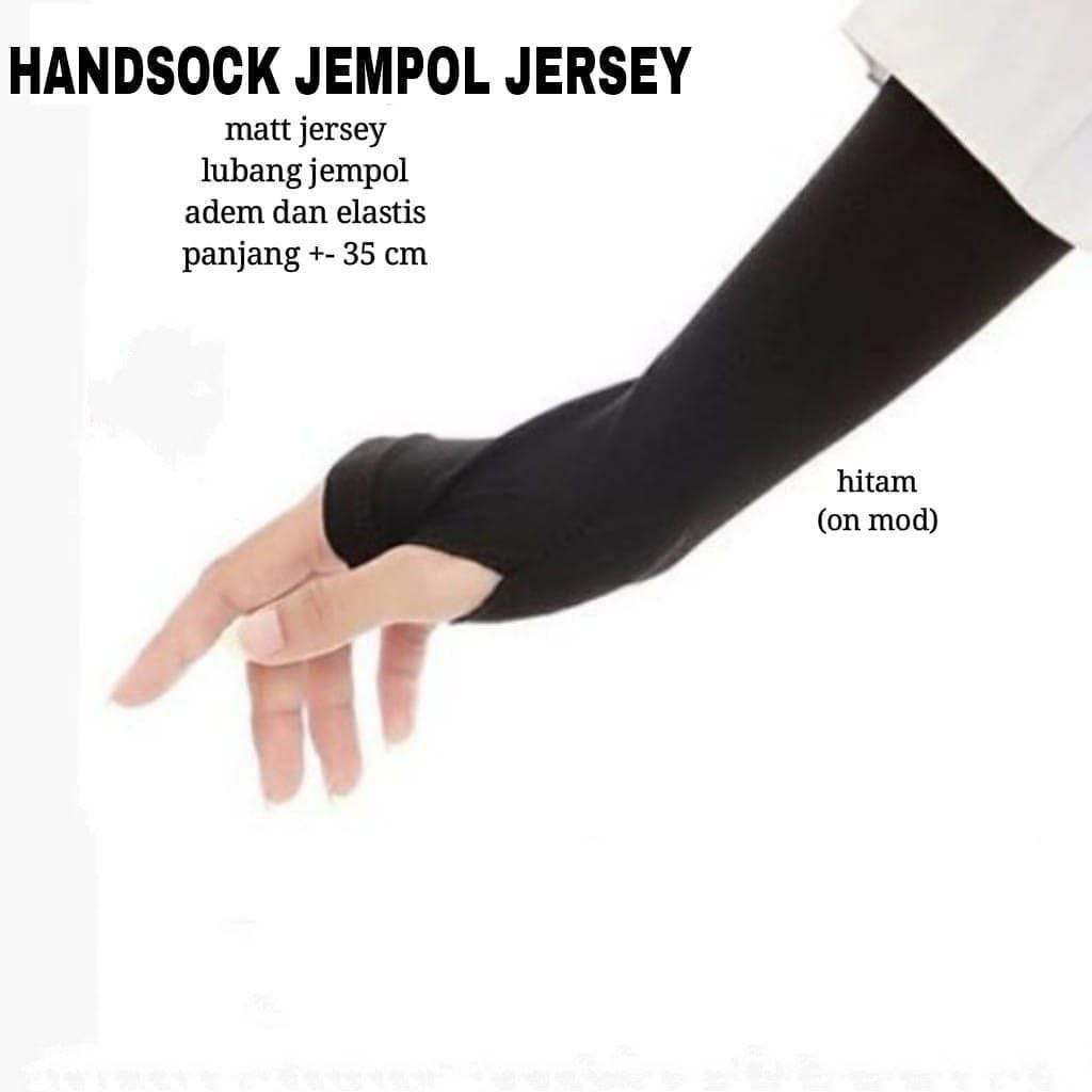 (1kg=52pcs) Handsock jempol jersey super grade A/ panjang 40cm / murah high quality