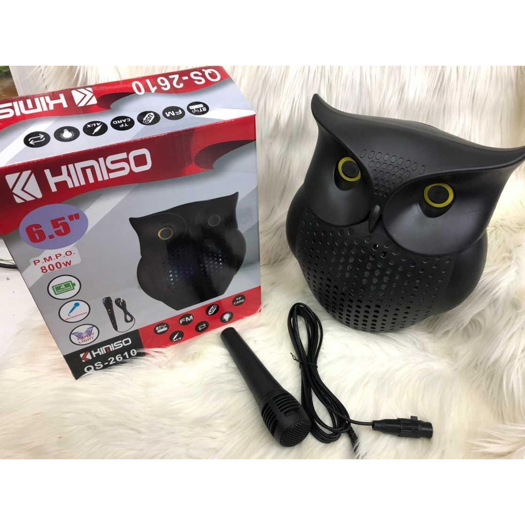 SPEAKER KIMISO 6'5 INCH QS-2610 PLUS MIC KARAOKE -SPEAKER SALON AKTIF