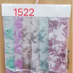 Tille 3D Mawar Mutiara Ungu Holic Lavender dress kebaya brukat