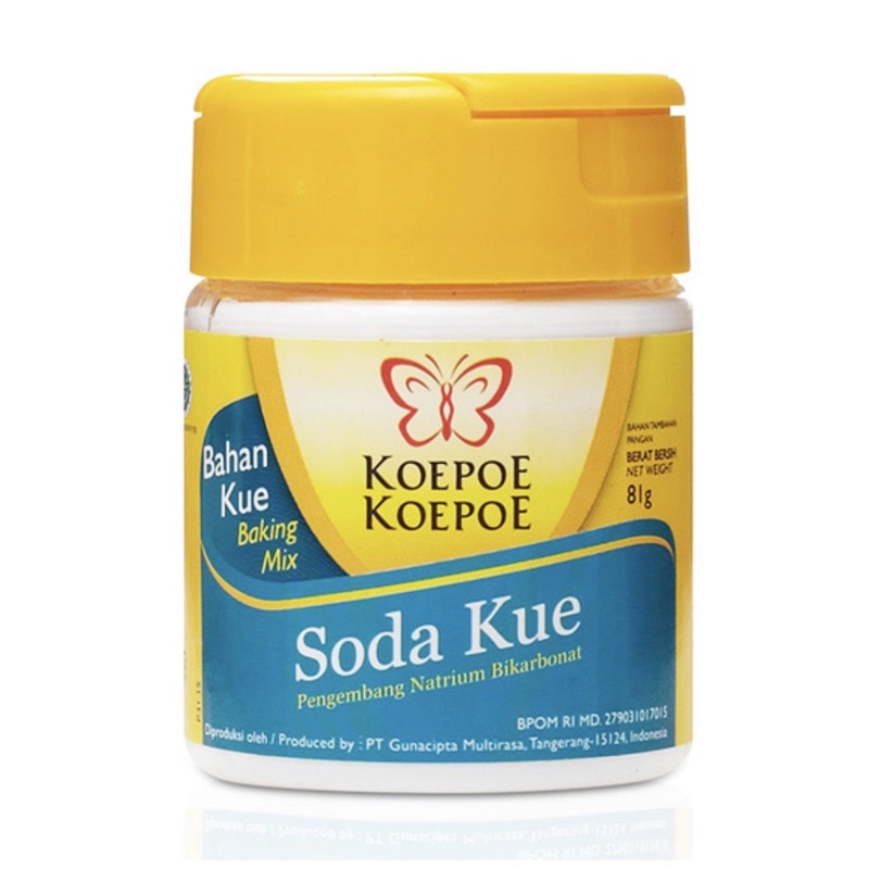 

[CLEARANCE SALE. MOHON BACA DESKRIPSI] SODA KUE KOEPOE KOEPOE 81gr KUPU KUPU KOEPU