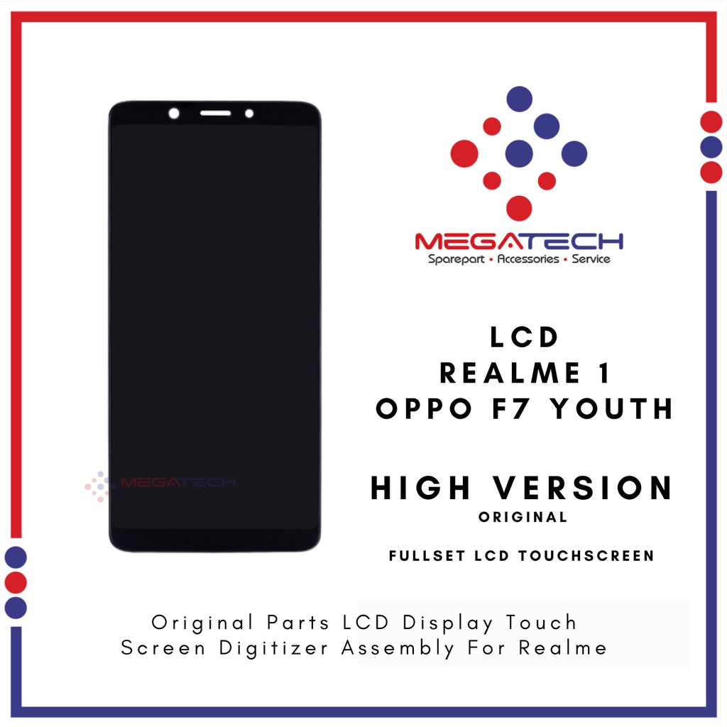 LCD Realme 1 / Oppo F7 Youth Fullset Touchscreen