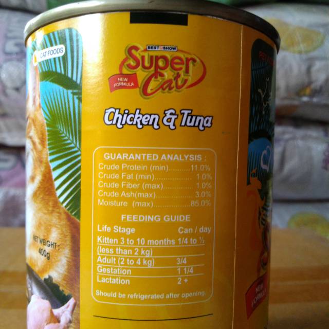 Makanan Basah Kucing SUPER CAT 400GR SUPERCAT