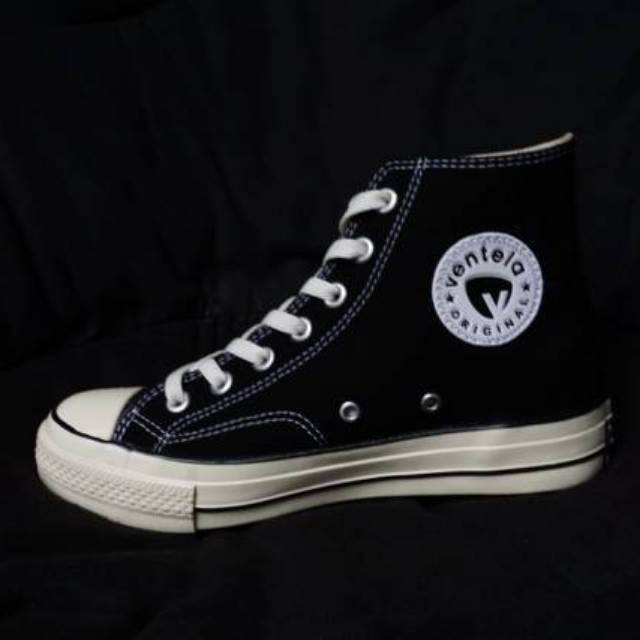 Ventela Black Natural High Cut 70s | Shopee Indonesia