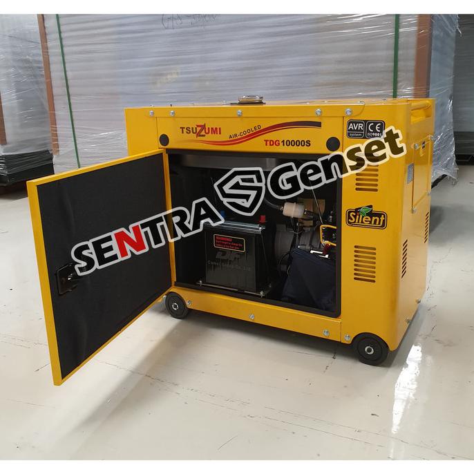 genset silent diesel 7000-7500 watt. tsuzumi japan generator terlaris