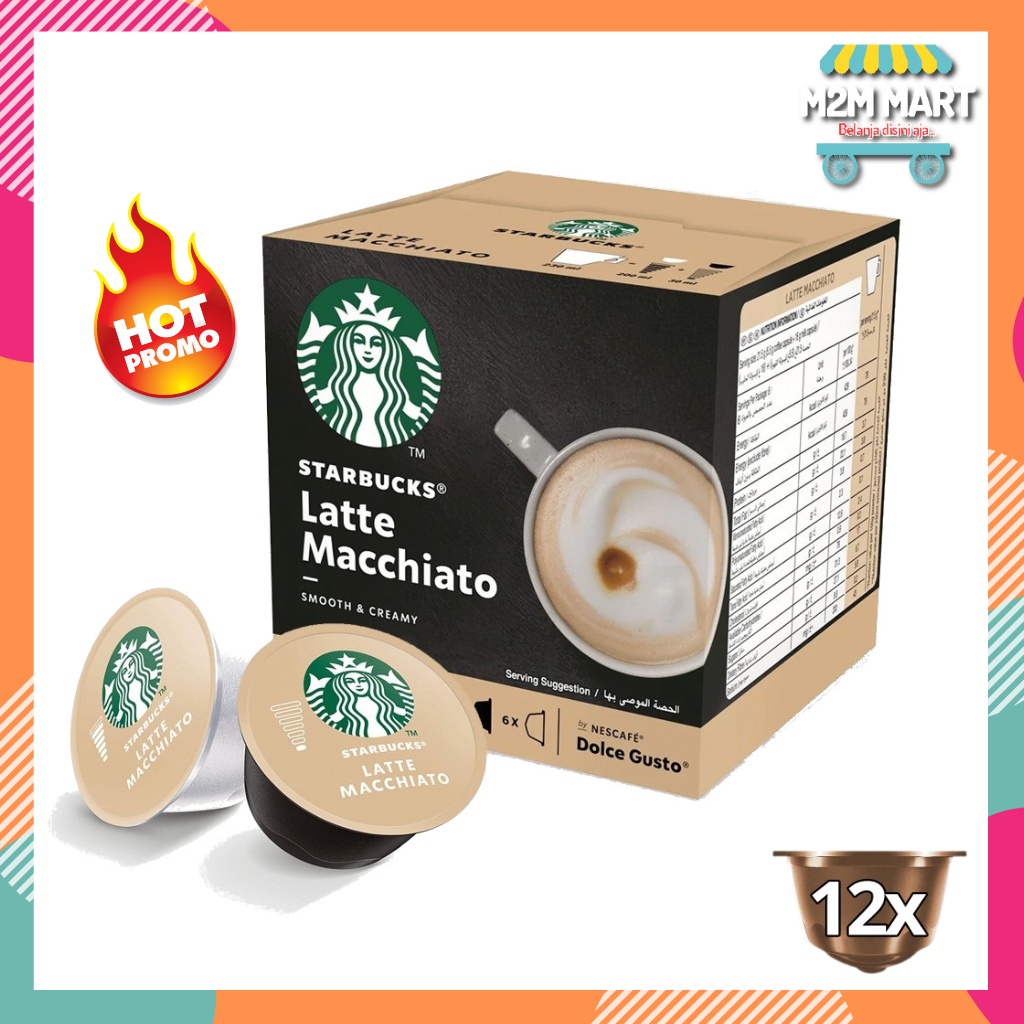 

Kopi Dolce Gusto Starbucks Latte Macchiato Nescafe Capsule