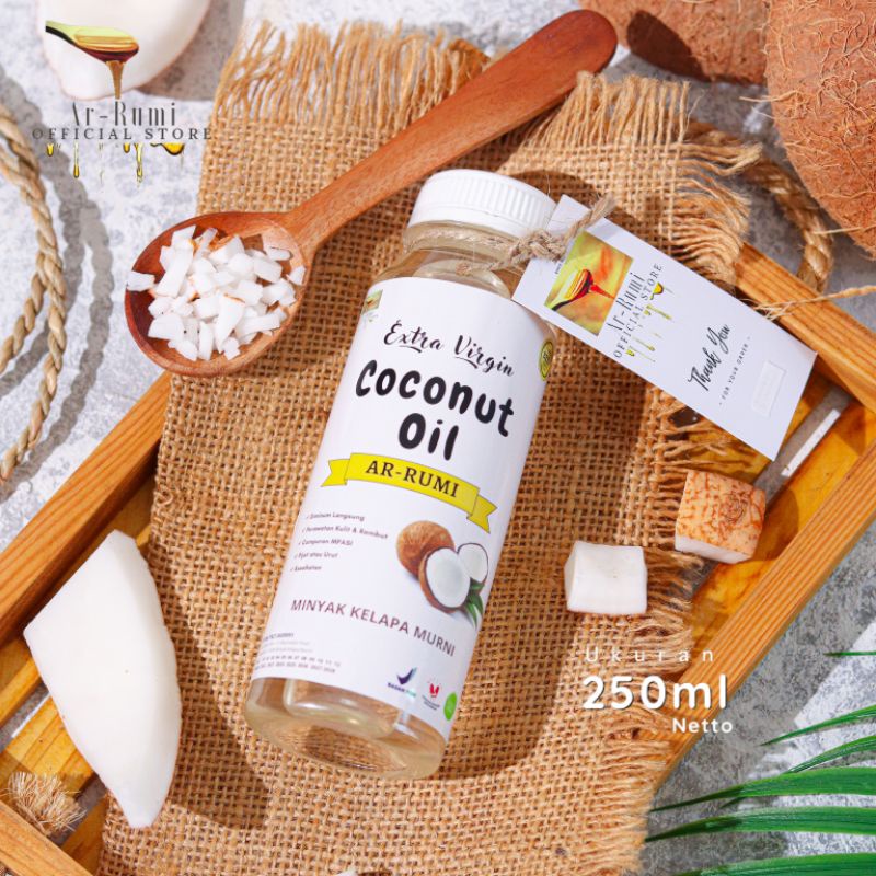 

Extra Virgin Coconut Oil Ar Rumi Minyak Kelapa Murni 250ml