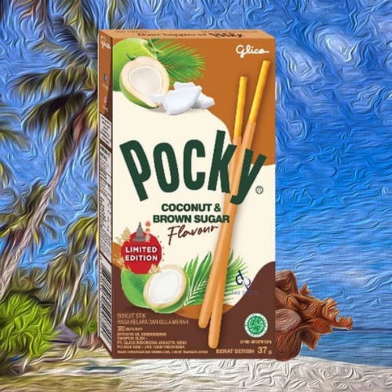 

Pocky Coconut & Brown Sugar Limited Edition 37 gr AYES TOSERBA