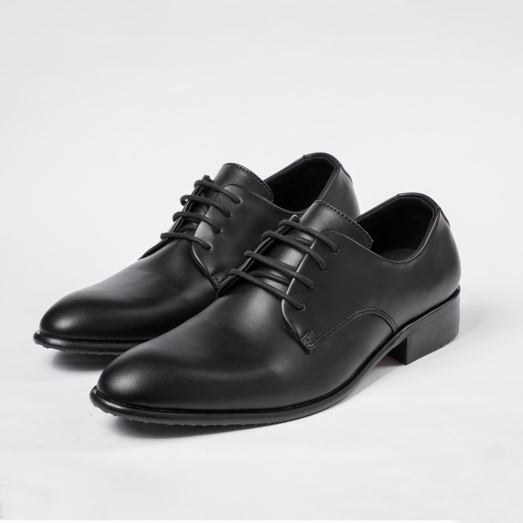 Sepatu Pantofel Pria Kulit Formal Kantor Kasual Kerja Kuliah Pantopel - Oxford Black