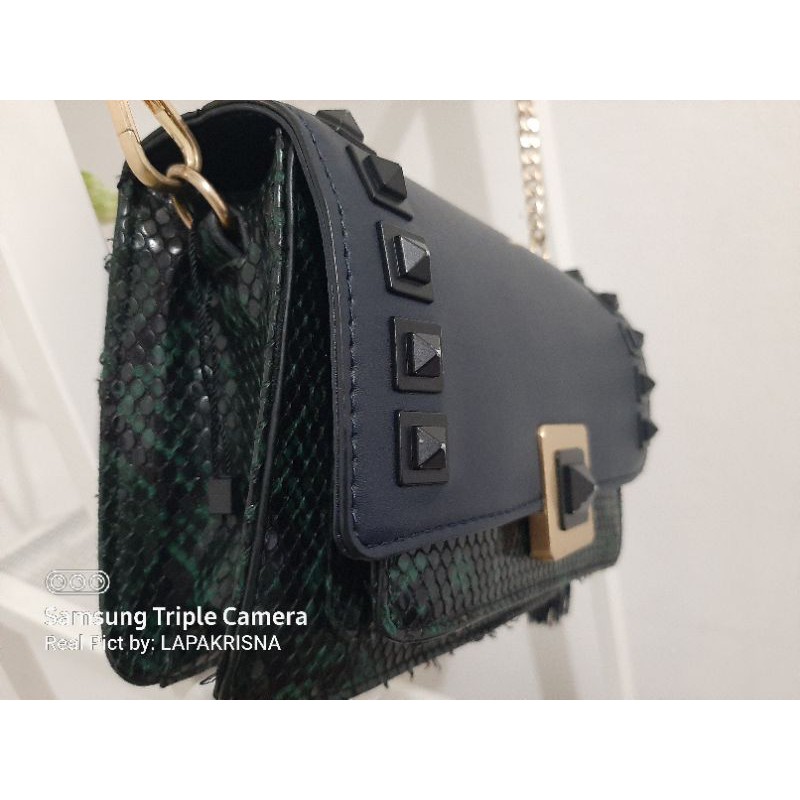 Preloved Tas Second - Zara Bag Blue