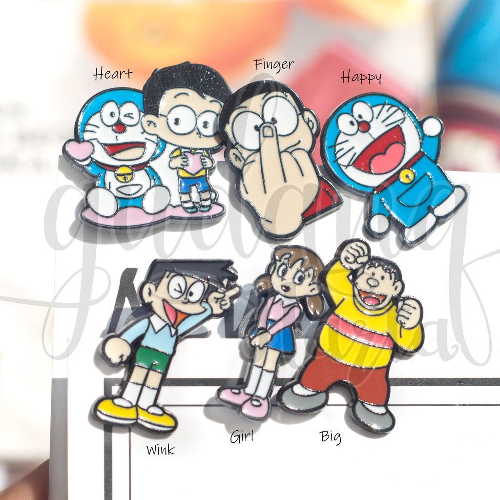 

GEMEZZ Pin Doraemon Heart Lucu Karakter Kartun Jepang Unik 208743