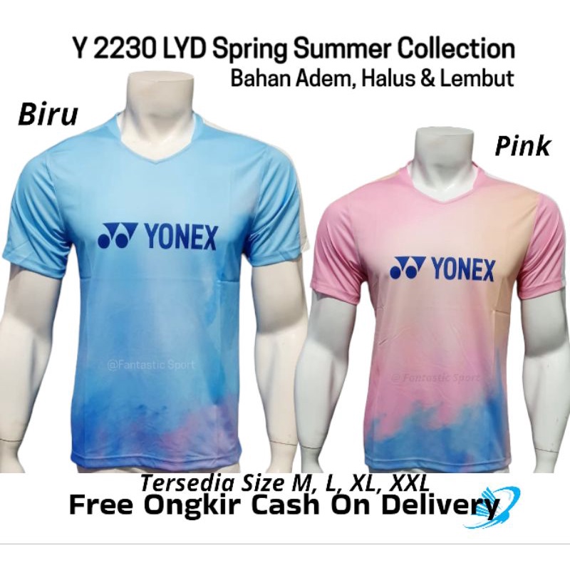 [COD] NEW BAJU BULUTANGKIS YONEX IMPOR | KAOS BADMINTON LYD 2230 | JERSEY OLAHRAGA MURAH TERBARU