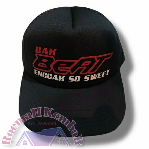 R K TOPI HONDA BEAT / GAK BEAT / COD TOPI POLOS SNAPBACK TRUCKER JARING