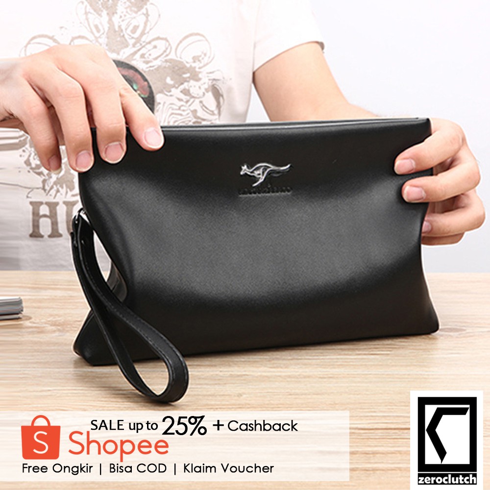 COD! Clutch Pria Murah / Clutch Kulit Wanita / Tas Tangan Fashion - Xclutch Kantoran Import JM 889