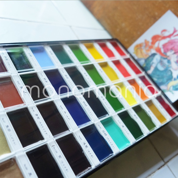 

Kuretake Gansai Tambi Watercolor Palette - 36 Color Set