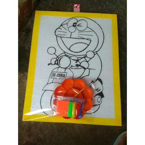 

Media Lukis Sterofoam isi 2 dan Alat pewarna