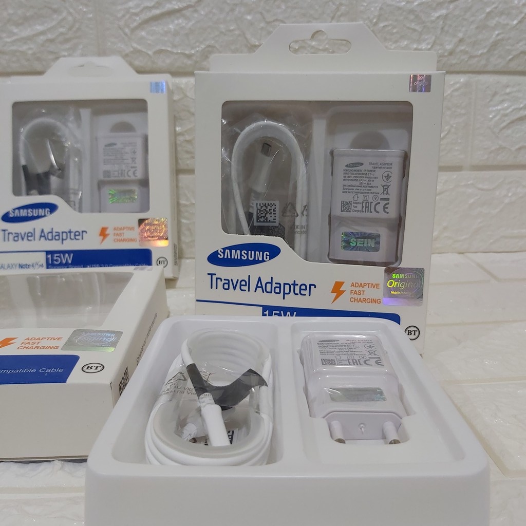 Charger Samsung Fast Charging - Charger Note 4 5 S4 S5 S6 J2 J3 J5 J7 rime E5 E7