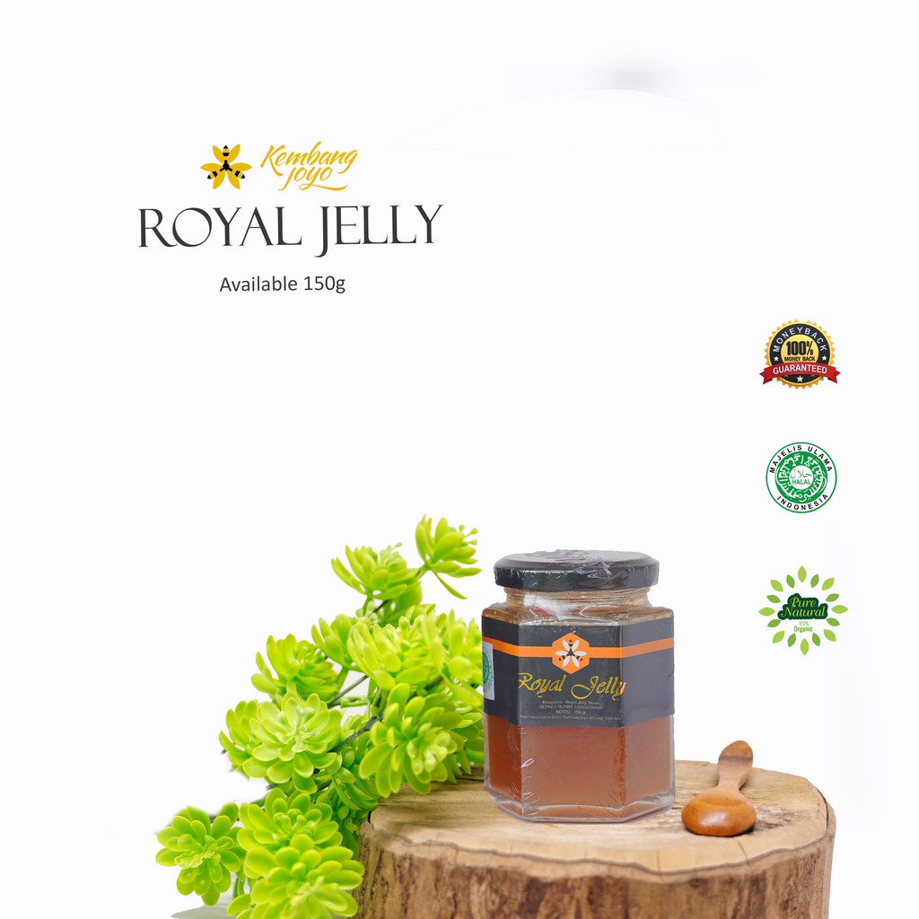 

Royal Jelly Liquid 150Gr - Madu Kembang Joyo - Madu Asli Madu Murni