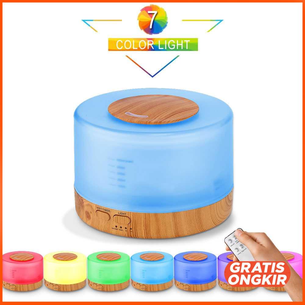 Air Humidifier Aromatherapy 7 Color 500ml Remote - HUMI 2467