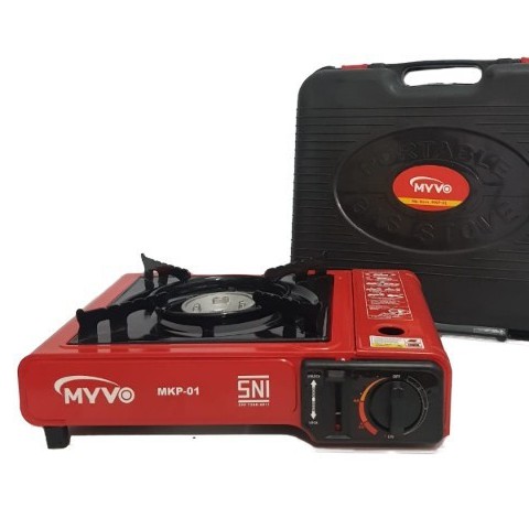 KOMPOR GAS PORTABLE MYVO MKP-01/Kompor Gas Portable Camping Gunung BBQ Model Progas 2in1 SNI