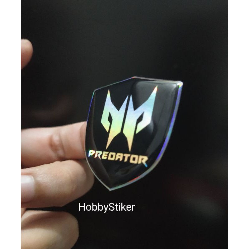 Stiker acer predator emblem untuk laptop pc komputer