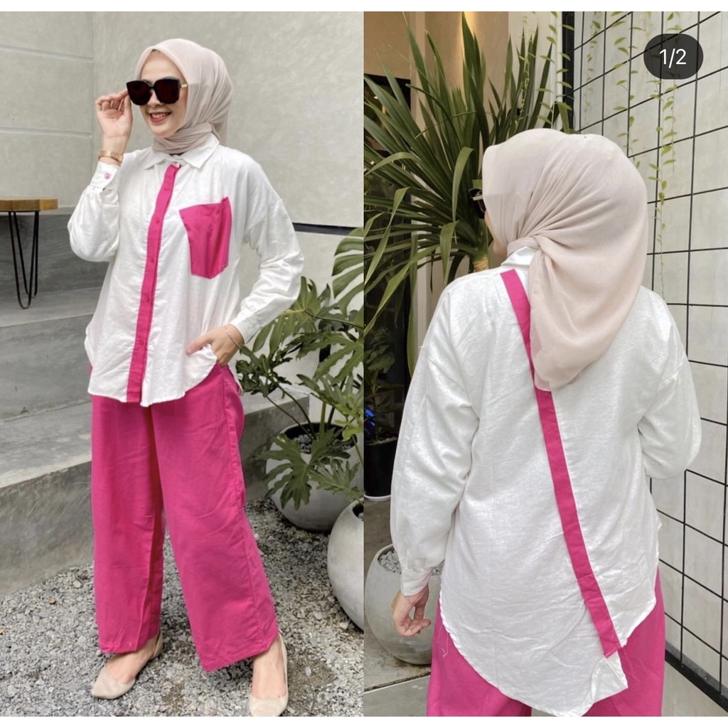 WINA SET SETELAN WANITA ONESET DAILY SET FASHION WANITA