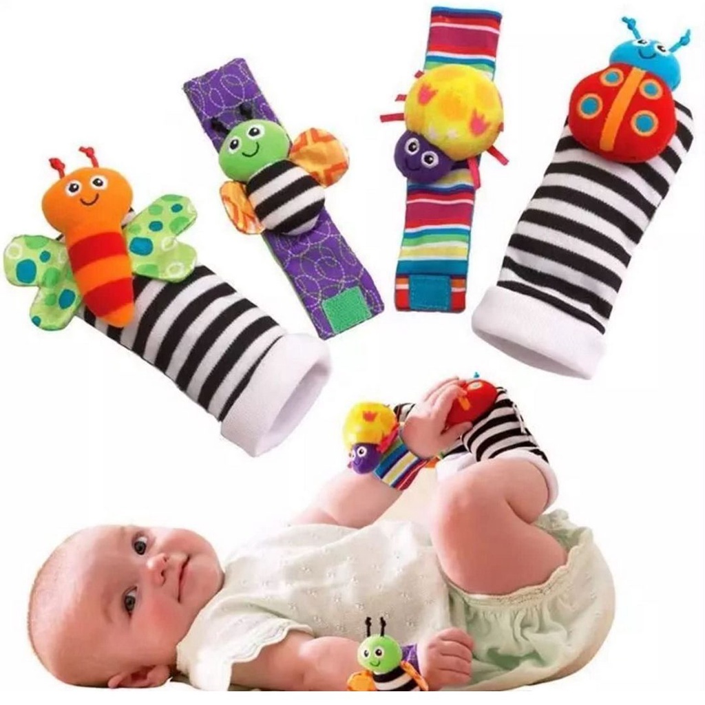 Lamaze Rattle Sock / Kaos Kaki Rattle / Mainan Bayi