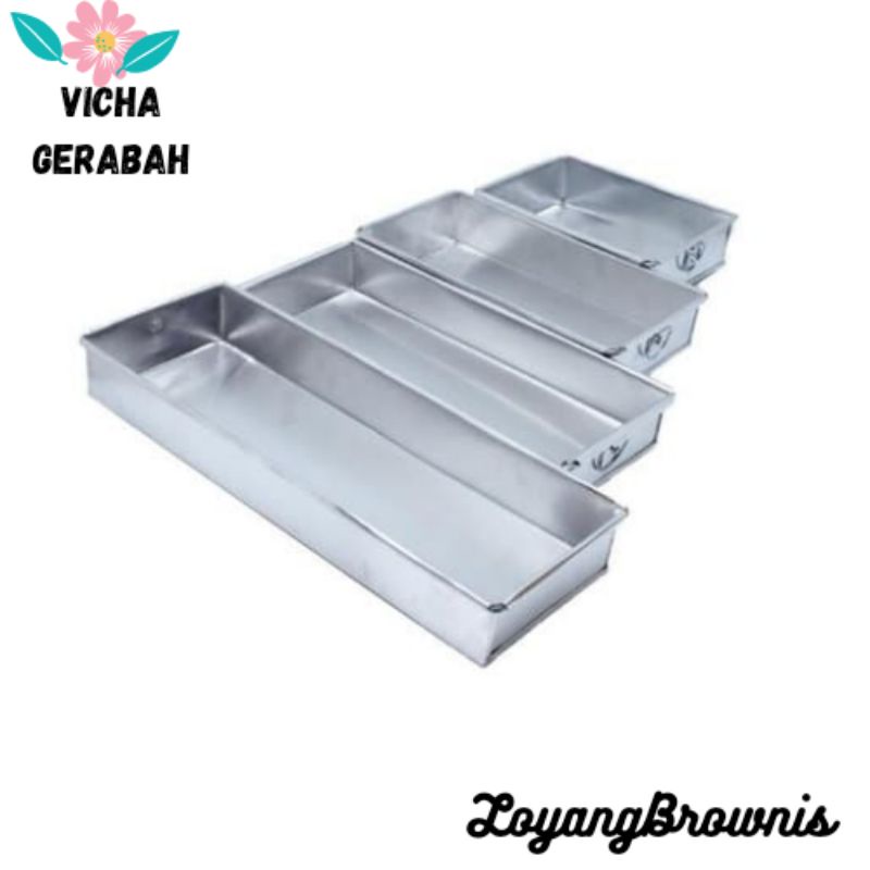 Loyang Brownis Panggang,Brownis kukus / Cetakan kue persegi panjang/Cetakan kue lapis
