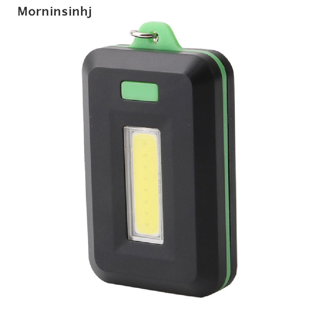 Mornin Senter LED COB Mini Portable Anti Air Dengan Gantungan Kunci Untuk Camping