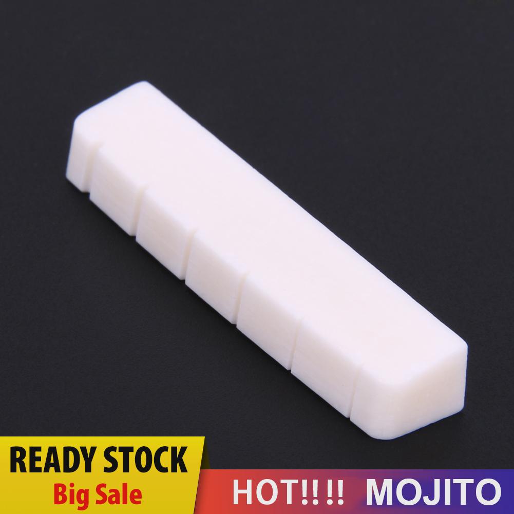 MOJITO 1pc 43mm Beige Buffalo Bone Nut for Les Paul LP 6 String Folk Guitar