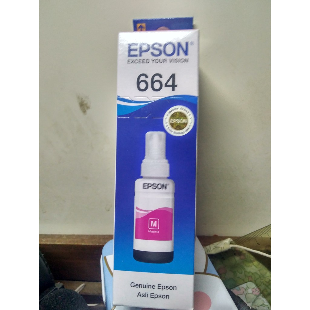 Tinta Epson 664 Magenta / Merah original
