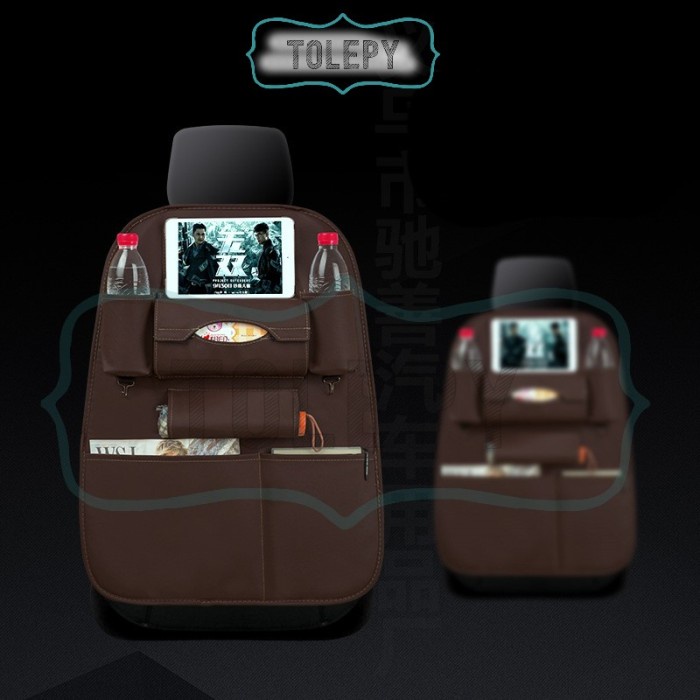 Car Seat Organizer / Organiser Kursi Mobil / Pengatur Jok Mobil Kulit