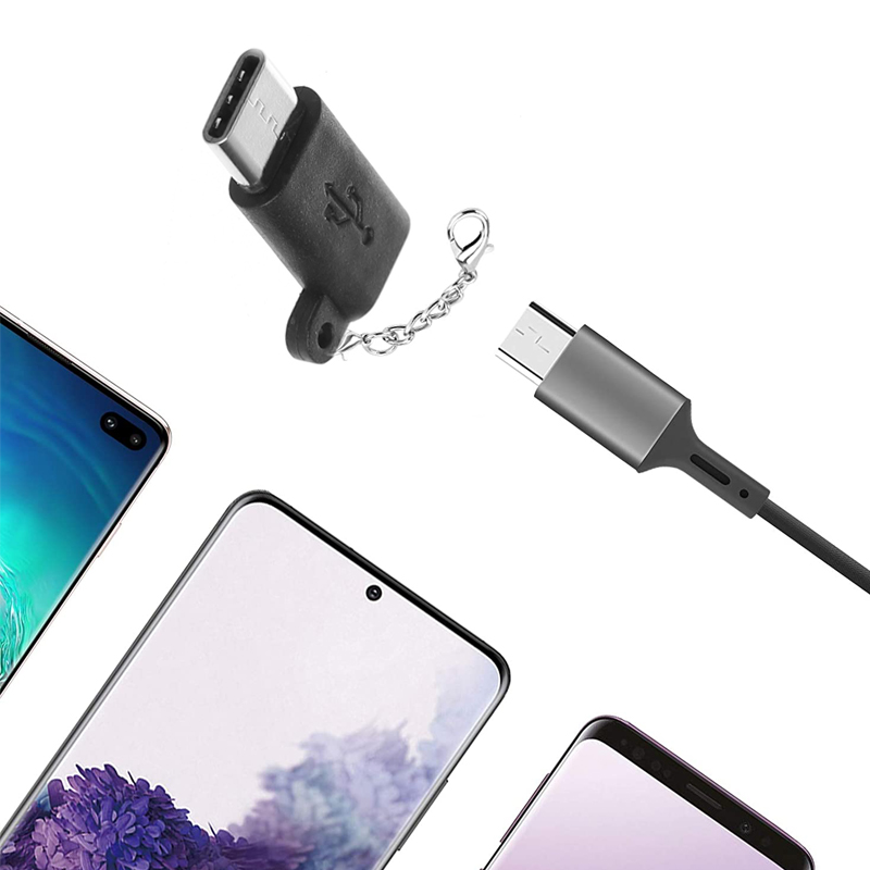 USB C Adapter, High-Speed Type C to USB 3.1 Adapter Converter with Keychain for MacBook and Other Type-C Devices