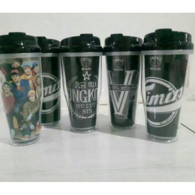 Botol minum tumbler kostum gambar