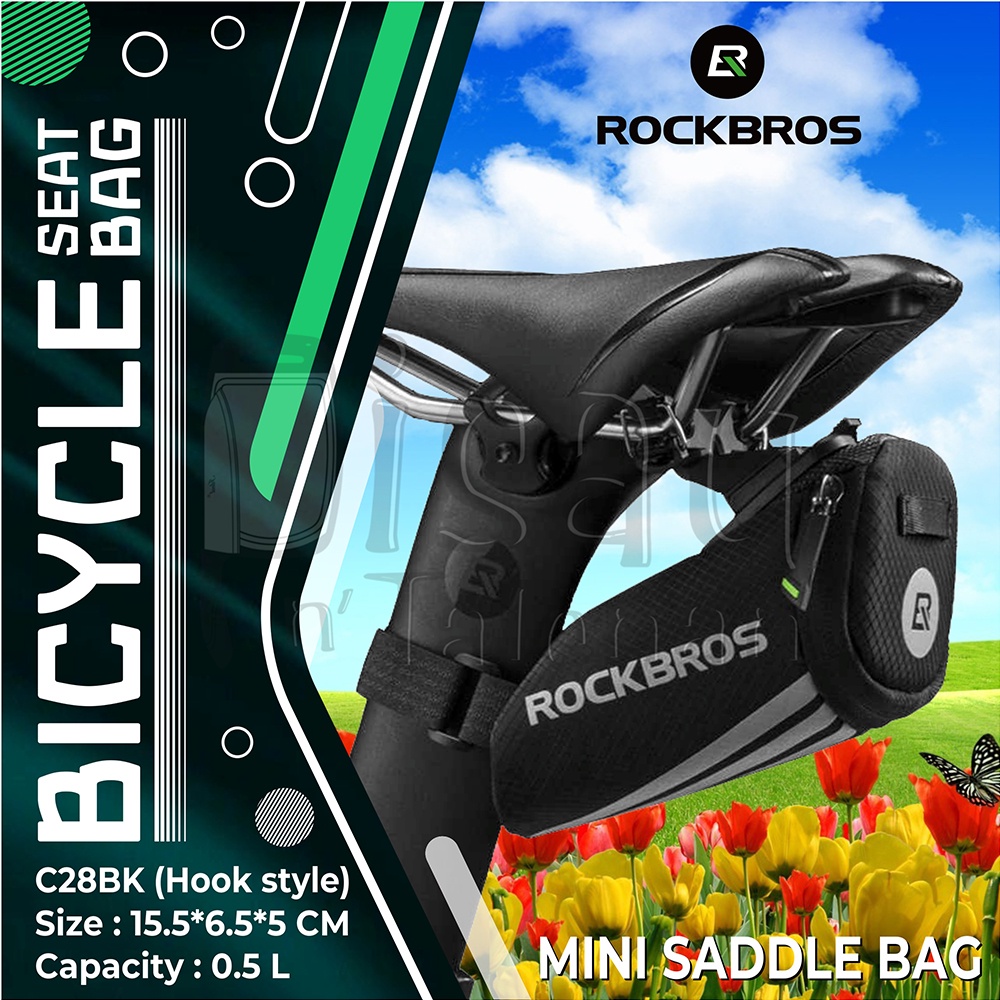 Tail Bag Tas Sadel Sepeda Easy & Quick Remove ROCKBROS C28