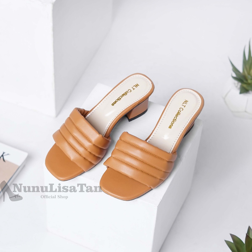 NunuLisaTan - High Heels Wanita Korea 5cm Hak Tahu