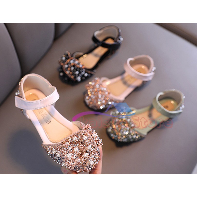 KSY SP-A20 SEPATU ANAK IMPORT PESTA MUTIARA COUPLE ANAK 21-36 - 2119 Original Branded