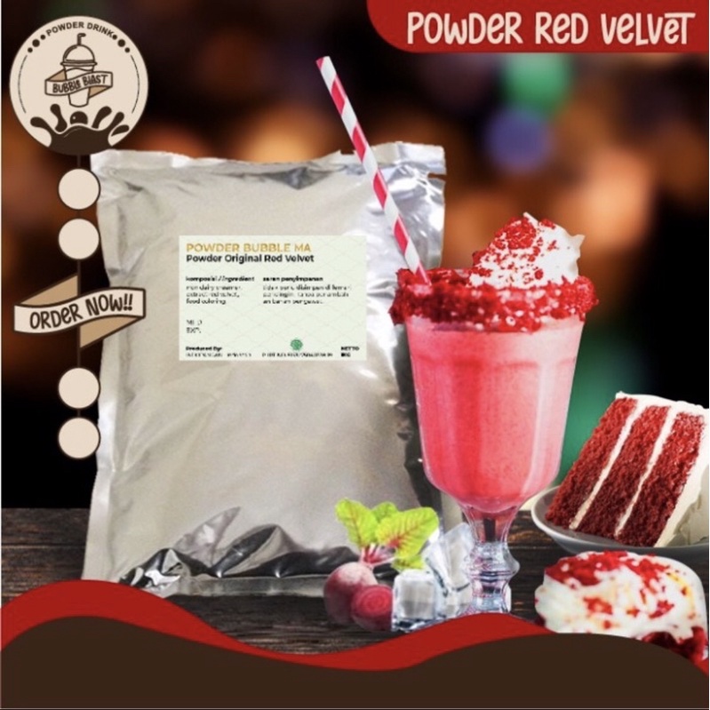 

Red velvet Powder Minuman / Powder Premium 1Kg