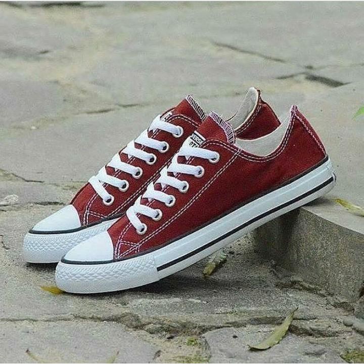 PUSAT JUAL SEPATU CONVERS ALLSTAR LADIES (CEWEK) CHUKY TAYLOR II GRADE INDO WARNA PUTIH TINGGI  MUR-7