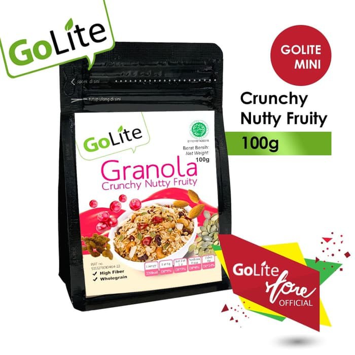 

GoLite Granola Crunchy Nutty Fruity 100gr