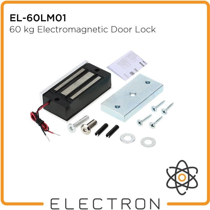 Mini Magnetic Electric Door Lock Pintu Access Control 60 kg EL-60LM01 Akses