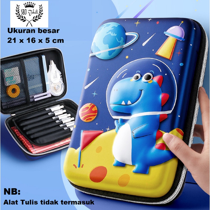 

(BISA COD) Tempat pensil Kotak pensil model smiggle Lookalike Magical World - Dino Space