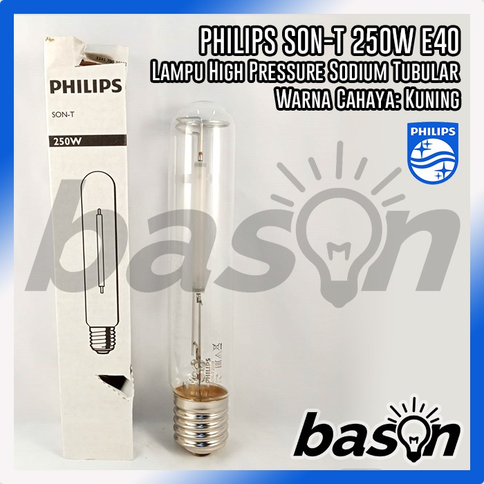 PHILIPS MASTER SON-T 250W E E40 - Lampu Sodium